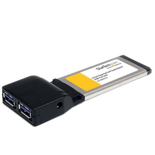 StarTech.com 2 Port ExpressCard SuperSpeed USB 3.0 PCI Cards 8STECUSB3S22