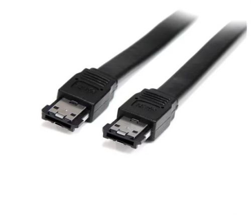 This shielded eSATA cable offers a high quality 6ft connection between a desktop or laptop computer and external SATA storage devices, allowing you to 'externalise' the impressive capabilities offered by Serial ATA.