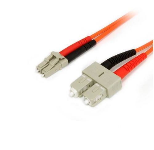 StarTech.com 3m Fibre Optic Cable - Multimode Duplex 62.5/125 LSZH Fibre Jumper Cord - LC/SC