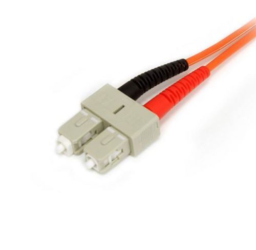 StarTech.com 3m Fibre Optic Cable - Multimode Duplex 62.5/125 LSZH Fibre Jumper Cord - LC/SC