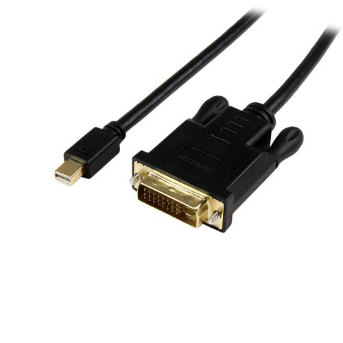 3ft Mini DisplayPort to DVI Active Adapter Converter Cable mDP to DVI 1920x1200 Black
