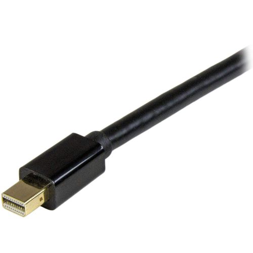 8ST10096181 | This 5-meter (15 ft.) Mini DisplayPort™ to HDMI® adapter cable offers a single-cable connection from your mDP equipped MacBook or Ultrabook™ laptop to an HDMI display or projector. The passive adapter supports video resolutions up to Ultra HD 4K and is Thunderbolt™ compatible, when connected directly to a supporting DisplayPort over Thunderbolt I/O port.Astonishing picture qualityThis adapter cable works with your 4K HDMI display and video source to ensure you it maintains it's astonishing picture quality, four times the resolution of 1080p, when converting Mini DisplayPort to HDMI.The adapter is also backward compatible with lower resolution displays and video sources. With support for high-definition resolutions of 1080p and 720p, you can future-proof your existing setup for 4K video.Hassle-free setupFor the simplest and most discreet installation, this mDP to HDMI adapter connects directly from your Mini DisplayPort video source to the HDMI port on your display. It doesn't need a power source, unlike some converter dongles that require active power and separate video cabling.Clutter-free installationAt 5 m in length, this adapter cable delivers a direct connection that eliminates excess to ensure a tidy, professional installation.The MDP2HDMM5MB is backed by a 2-year StarTech.com warranty and free lifetime technical support.