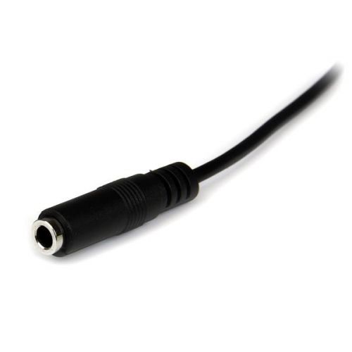 StarTech.com 1m Slim 3.5mm Extension Audio Cable External Computer Cables 8STMU1MMFS
