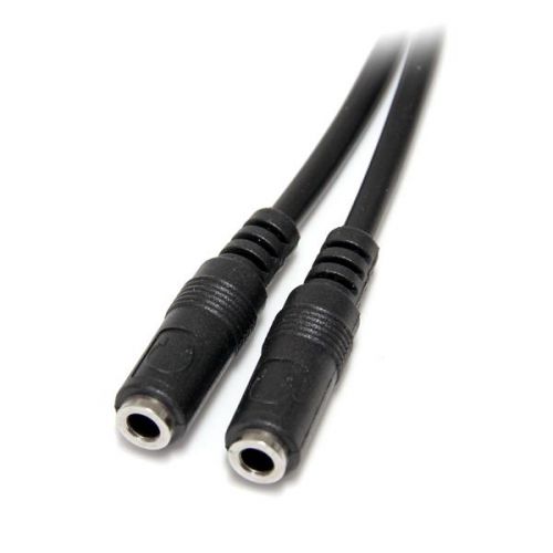 StarTech.com Slim Stereo Splitter M to 2x F Cable