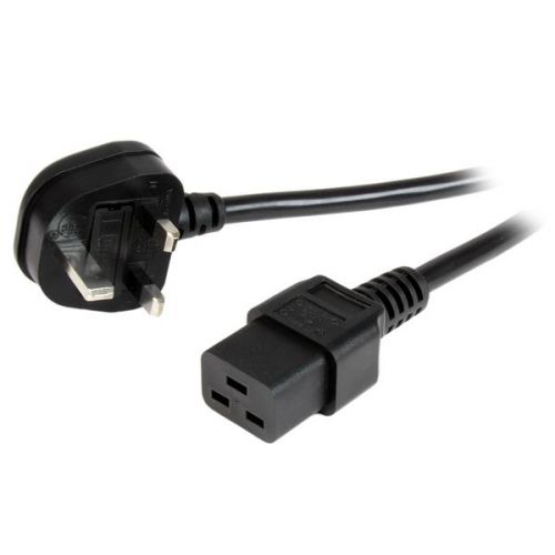 StarTech.com 2m BS 1363 to IEC 320 C19 Power Cable