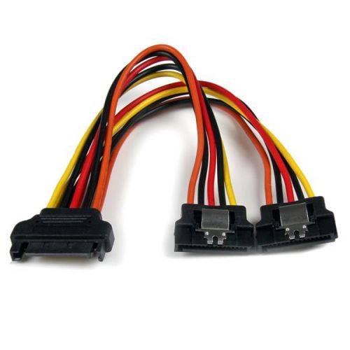 StarTech.com 6in Latching SATA Power Y Adapter