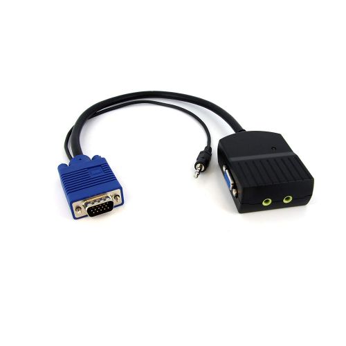 StarTech 2 Port VGA Video Splitter with Audio
