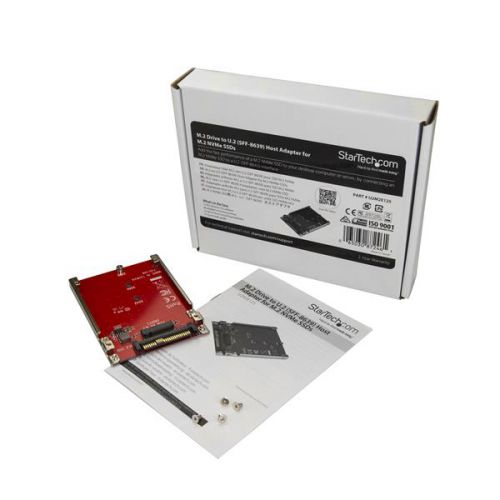StarTech.com M.2 Drive to U.2 SFF 8639 Host Adapter PCI Cards 8STU2M2E125