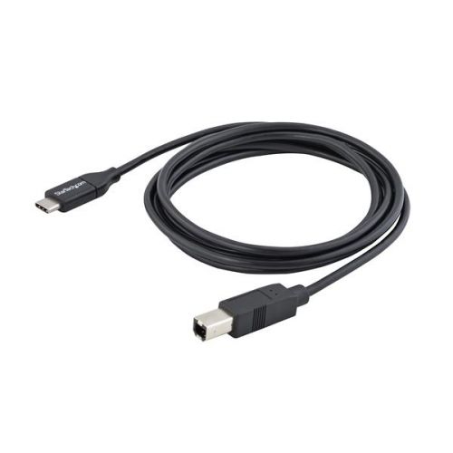 8ST10156290 | This USB-C™ to USB-B cable lets you connect your USB 2.0 peripheral devices, such as a printer, external drive or scanner to your USB Type-C™ laptop or tablet. The cable is also compatible with Thunderbolt™ 3 ports.The USB2CB2M from StarTech.com comes with a lifetime warranty for guaranteed reliability.