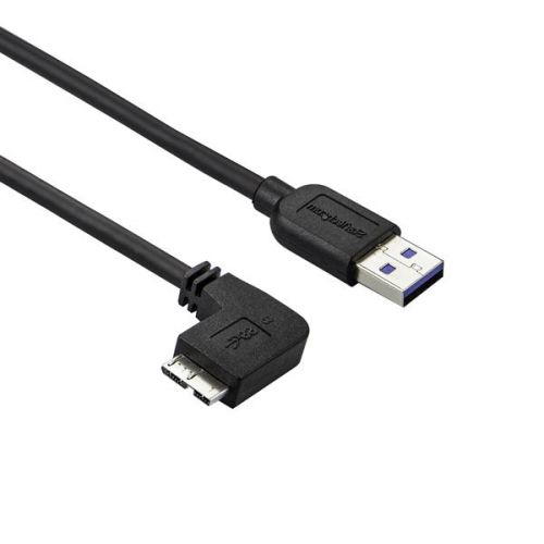 StarTech.com 0.5m USB 3.0 A to Micro B Left Angle Cab