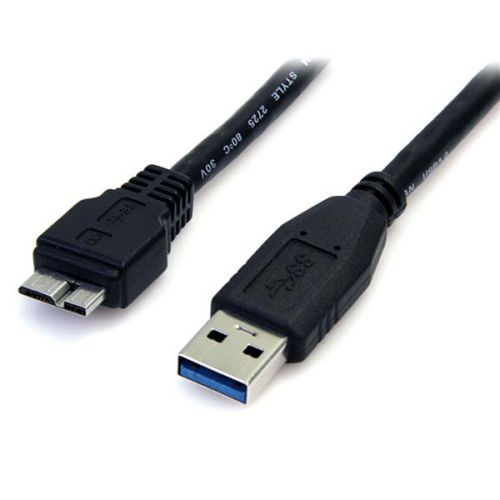 StarTech 3 ft Black SuperSpeed USB 3.0 Cable