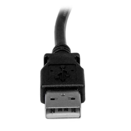 StarTech.com 2m USB 2.0 A to Left Angle B Black Cable