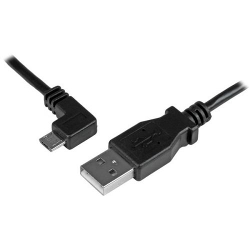 StarTech.com 1M A To Left Angle Micro USB Cable