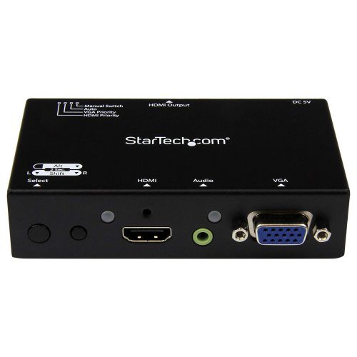 StarTech.com 2x1 HDMI and VGA to HDMI Converter AV Cables 8STVS221VGA2HD