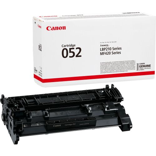Canon 052BK Black Standard Capacity Toner Cartridge 3.1k pages - 2199C002 CACRG052