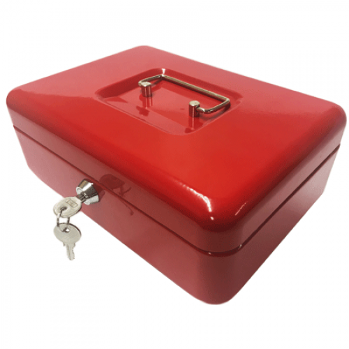 PX0005 | THE PHOENIX CASH BOX CB0101K is a sturdy and conveniently sized cash box for domestic or office use.  