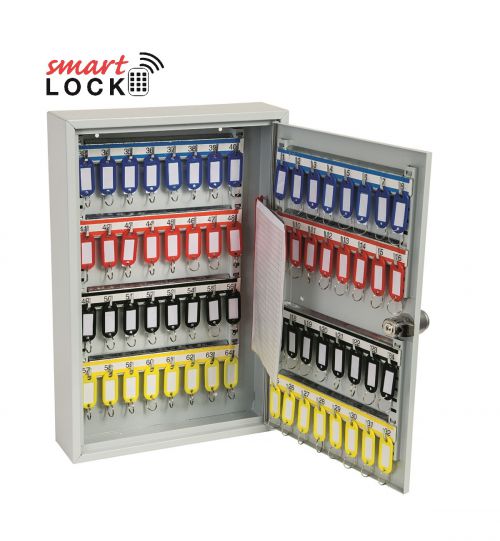 Phoenix Commercial Key Cabinet KC0602N 64 Hook with Net Code Electronic Lock.