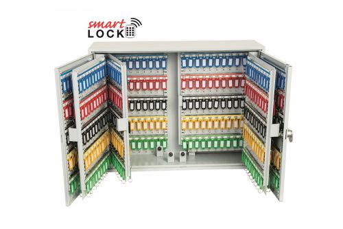 Phoenix Commercial Key Cabinet KC0607N 600 Hook with Net Code Electronic Lock. Key Cabinets PX0071