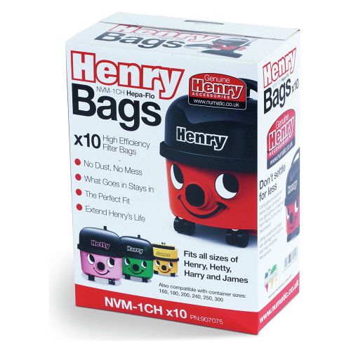 Numatic Hepaflo Dust Bag Pack of 10