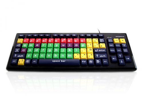 Accuratus Mixed Colour Learning USB Keyboard