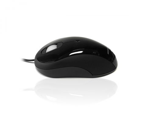 Accuratus Black USB Optical Mouse