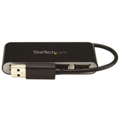 StarTech.com 4 Port Portable USB 2.0 Hub with Cable 8ST4200MINI2
