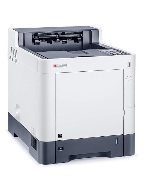 Kyocera printers are highly regarded for their reliability, value and high-resolution output. The Kyocera ECOSYS P7240cdn A4 Colour Laser Printer has been carefully designed for medium and large workgroups with various features which increase productivity while keeping running costs to a minimum.Brilliant value and durabilityThis Kyocera printer incorporates the renowned long-life components that the manufacturer is famous for. By lowering energy consumption and increasing longevity this machine provides businesses with excellent reliability levels and reduces future maintenance costs. The low maintenance levels of this machine ensure it complies with the latest environmental standards too, helping your company meet your green targets.Enhanced printer connectivityKyocera understand that for large offices printers need to be simple to use, so this machine features a self-explaining Wi-Fi connection through its Wi-Fi Direct functionality. It is also compatible with the latest mobile printing technology, including Google Cloud Print, Kyocera Mobile Print and Mopria Print Service.Improved workplace productivityKyocera have designed this printer to meet the high demands of busy offices, so it is able to print up to 40 A4 pages per minute in both colour and black and white. Any staff which send documents to print will be pleasantly surprised by the fast 5.5 second time to first page printing on documents, with warm-up times of just 24 seconds.Complete printing flexibilityThe machine has been expertly designed to include up to five printer paper sources, to allow users to print in different weights up to a maximum of 220g/m2. Offices which rely on large document sizes will be happy to hear that the machine is capable of printing to a maximum legal size of 216 x 356mm.High-quality professional printingThe printer is capable of printing to a maximum resolution of 1200 x 1200 dpi, making it ideal for workplaces which rely on professional grade colour printing. Kyocera have designed the perfect balance between speed and quality, with features such as double-sided colour printing as standard.