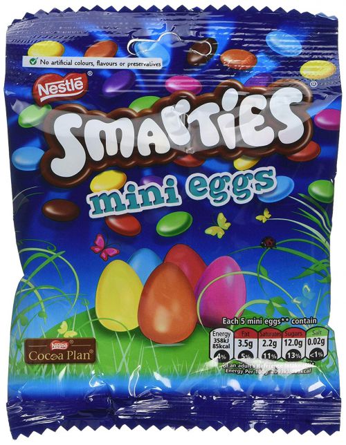 Smarties Mini Eggs 90g Bag