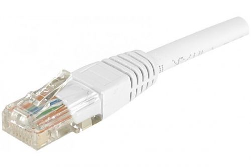 EXC Patch Cable RJ45 U UTP cat.6 White 3M