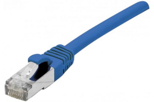 EXC RJ45 cat.6a F UTP LSZH Blue 15M