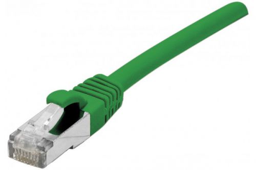 EXC RJ45 cat.6a F UTP LSZH snagless Green 3M