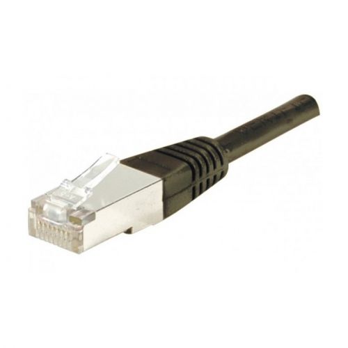 EXC Patch Cable RJ45 cat.5e F UTP Black 10M