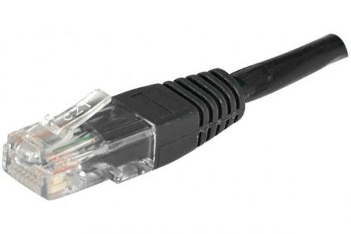 EXC Patch Cable RJ45 cat.6 U UTP Black 5M