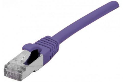 EXC cat.6 F UTP LSZH Purple 0.5M