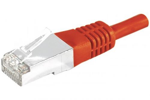 EXC Patch Cable RJ45 cat.6a S FTP Red 3M