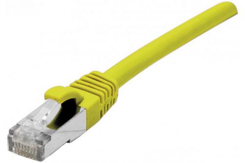 EXC RJ45 cat.6a S FTP LSZH Yellow 2M
