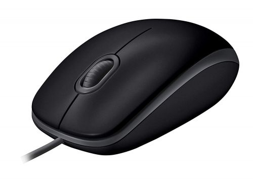 Logitech B110 Optical Mouse Silent Wired USB Black 910-005508 Mice & Graphics Tablets LC08053