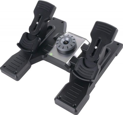 Logitech G Saitek Pro Flight Rudder Pedals Games Consoles & Controllers 8LO945000005