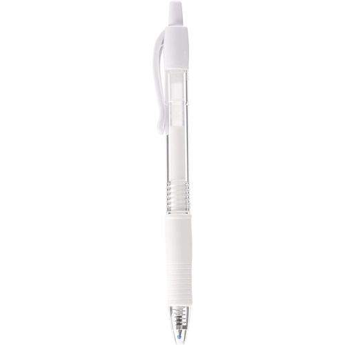 70659PT - Pilot G-207 Retractable Gel Rollerball Pen 0.7mm Tip 0.39mm Line Pastel White (Pack 12) - 47101250