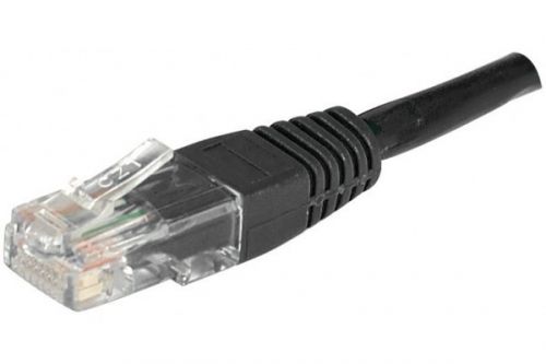 EXC Patch Cord RJ45 U UTP cat.6 Black 3.0