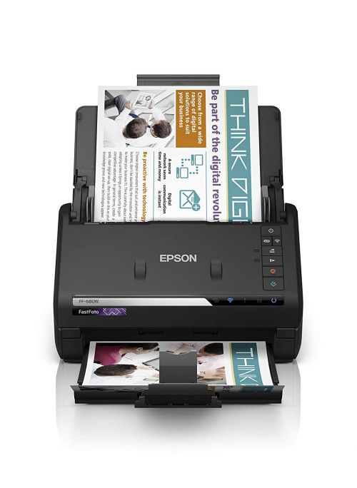 Fast and efficientDigitising your collection of printed photos doesn't have to be difficult or time consuming - this auto feeder can scan up to 30 photos in 30 seconds. Scan standard, square, panoramic and instant photos, from 9x13cm up to 21x91cm (panoramic). Plus it’s intelligent knowing when to scan the back of a photo - helping capture special handwritten notes.Processing thousands of photos is quick and easyWhile you can opt to manually edit the photos, there’s a suite of impressive automatic features that you can select to ensure photos are ready to share. This includes cropping, rotating, restoring colours in faded photos and enhancing brightness, contrast and colour. There’s also the option to automatically save both an enhanced and original version of the scan – great if you want an untouched backup.Sharing and storing files is easyChoose a file type that's right for your needs: small and easy to share JPEGs or large TIFFs for maximum image quality. FastFoto software lets you share images via email and automatically upload images to cloud services such as Dropbox and Google Drive.VersatileIt can archive a range of single or double-sided documents at 45ppm3, vertically up to A4, including panoramic images. And thanks to the OCR software, scanned documents are editable in Word or Excel and PDFs are searchable.