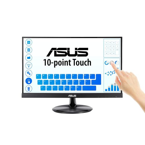 8AS10238508 | 21.5” Full HD with 10-point multi-touch capacity, suitable for any application that involves virtual keyboard or multi-touchIPS technology with stunningly wide 178° viewing anglesWindows 10 complianceIts frameless design makes it perfect for almost-seamless multi-display setups.ASUS Eye Care monitors feature TÃœV Rheinland-certified Flicker-free and Low Blue Light technologies to ensure a comfortable viewing experience