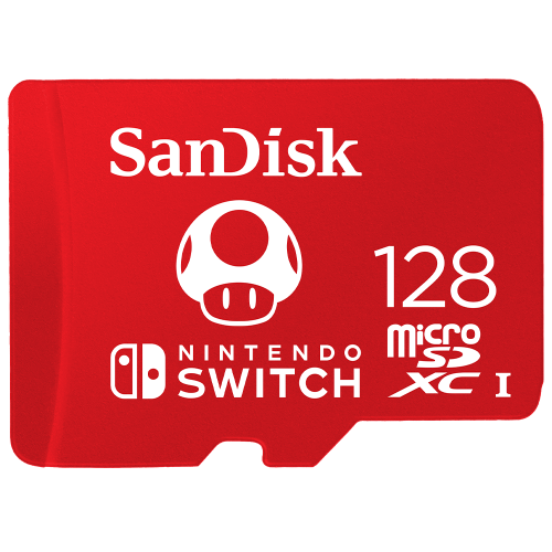 Sandisk 128GB Nintendo Switch MicroSDXC Memory Card 8SDSQXAO128GGNCZN Buy online at Office 5Star or contact us Tel 01594 810081 for assistance