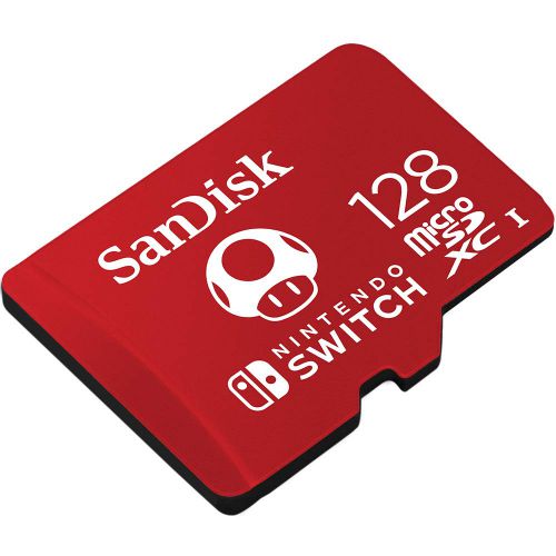 The officially-licensed SanDisk microSDXC card for the Nintendo Switch provides dependable, high-performance storage for your console. Add up to 128GB of capacity, so you can keep your favorite titles on a single card.