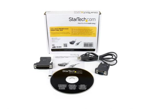 StarTech.com USB to RS232 DB9 DB25 Serial Adapter External Computer Cables 8STICUSB232DB25