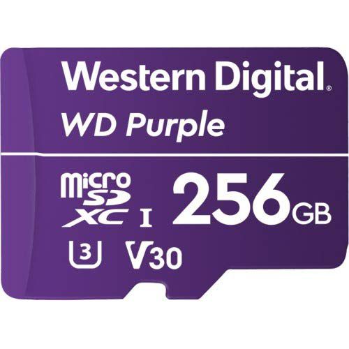 WD 256GB Purple UHS 3 MicroSDXC