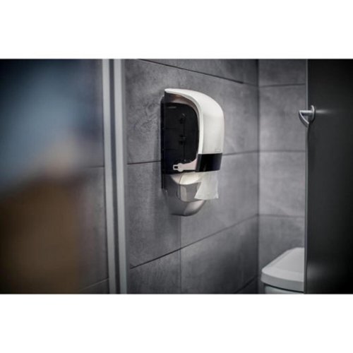 Katrin Inclusive System Toilet Roll Dispenser White 90144 | KZ09014 | Metsa Tissue