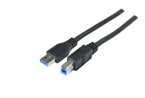 EXC USB3.0 A to B M.M Black Cable 1.8m