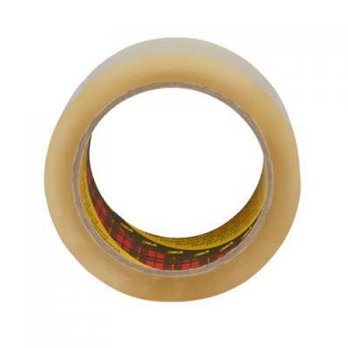 38683MM | Scotch® Box Sealing Tape 309 is a low noise general purpose packing tape suitable for light weight applications specifically in the food and beverage industry. The polypropylene film backing is easy to handle and resists abrasion, moisture and scuffing. The consistent and reliable backing easily conforms around edges and on rough surfaces for a tight seal.General purpose polypropylene film tape with pressure sensitive acrylic adhesive that offers reliability in light weight and price sensitive applications. It is specifically designed to avoid typical unwinding noise, to withstand cold temperature applications and for easy handling and smooth dispensing by hand, by manual dispensers or with the 3M™-Matic Case Sealers. It adheres instantly and consistently to difficult surfaces including cartons containing high levels of recycled content. It offers good edge tear and split resistance.