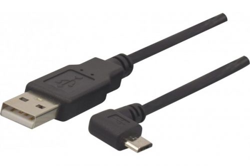 EXC USB 2.0 A to 5 Pin Micro B Angled 1m
